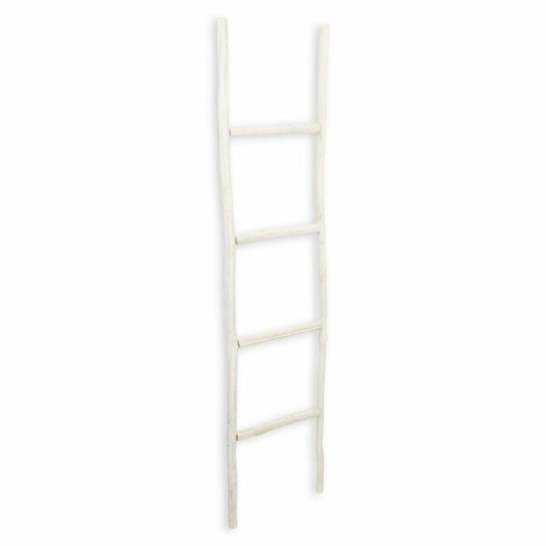 H2H White Wash Wood Ladder H22848568